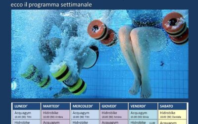 Acqua fitness, orari e lezioni