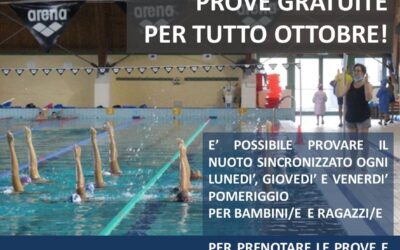 Prove gratuite tutto ottobre