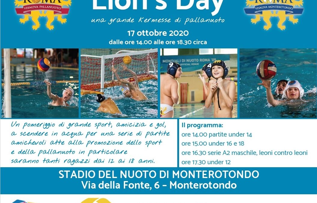 Lion’s Day sabato 17 ottobre