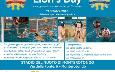 Lion’s Day sabato 17 ottobre